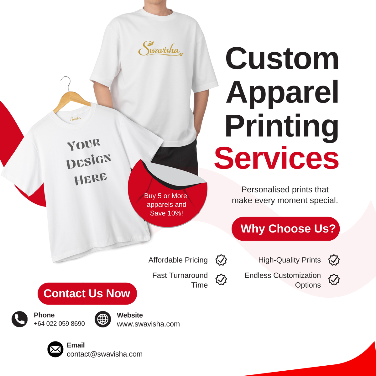 Personalised Clothing & Accessories